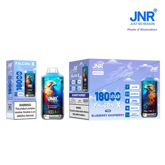 Boite de 10 puff JNR 18k ~ Blueberry raspberry - 2 acheter = 1 offert