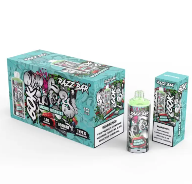 boite de 10 puff 60k Razz bar ~ Mixed berries - 2 acheter = 1 offert
